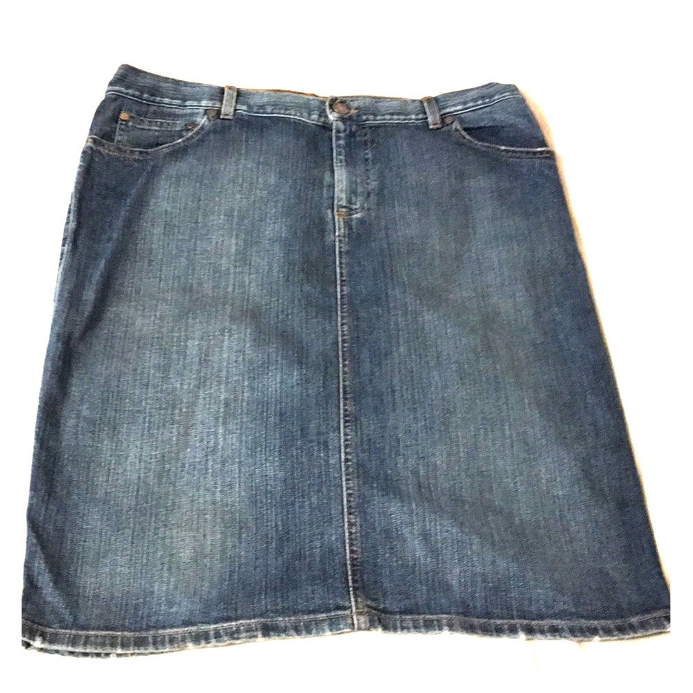 Zara Denim Mini Skirt Size 12